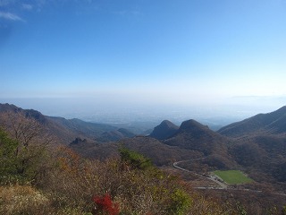 榛名富士から関東平野を眺望