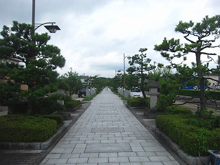 瑞龍寺への参道