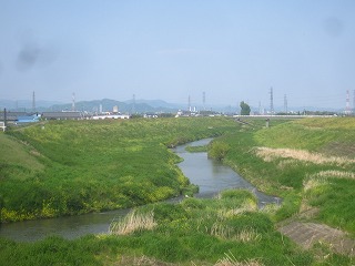 旧前島河岸付近・早川の風景