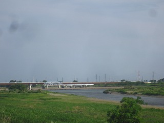 旧平塚河岸付近の利根川