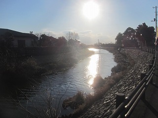 手賀川の風景