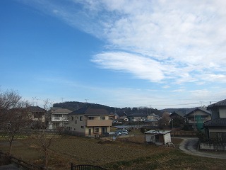 越生小学校付近の景観