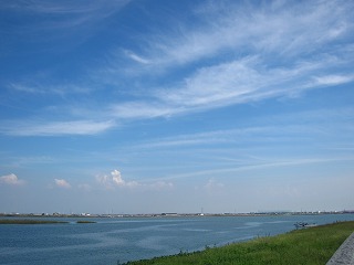木曽三川河口の景観