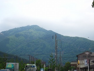 比叡山を望む
