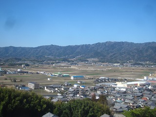 伊賀上野城からの眺望