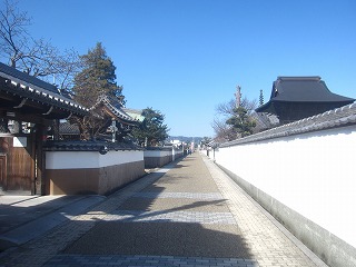 寺町の風景