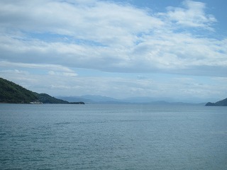 内海湾の風景