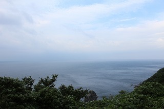 経ヶ岬展望所からの風景