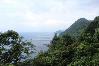 経ヶ岬展望所からの風景