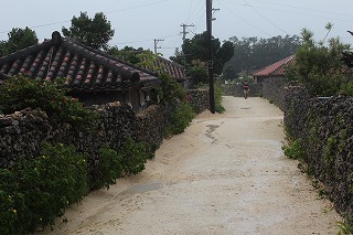 竹富島の集落風景