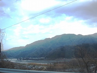 富士川の風景
