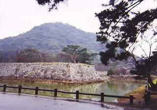 萩城跡と指月山