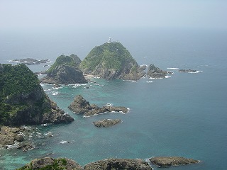 佐多岬、真夏の風景