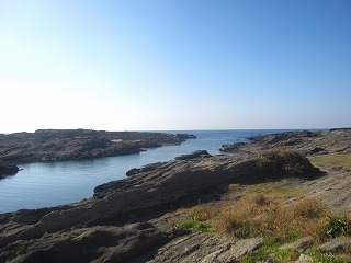 城ヶ島南岸の海岸風景