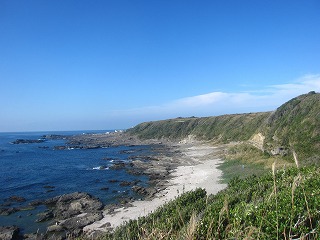 城ヶ島南岸の海岸風景