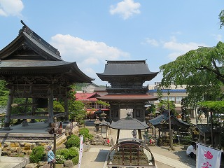 貞能堂前からの風景