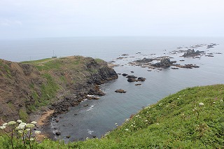 襟裳岬、夏の風景