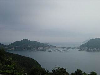 柏島、夏の夕刻の遠景