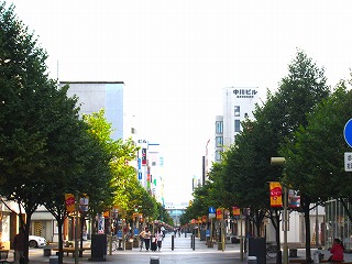 旭川平和通買物公園の風景