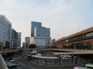 JR仙台駅、西口の風景