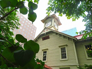 札幌市時計台・夏の風景
