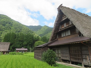 五箇山・菅沼合掌集落の風景