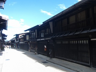 旧中山道奈良井宿の風景