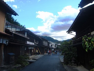 旧中山道妻籠宿の風景