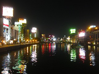 福岡市・中洲の夜景