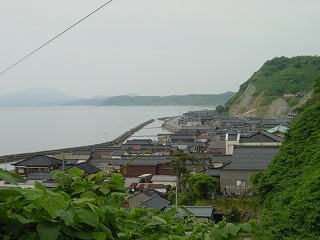 出雲崎・妻入りの町並み