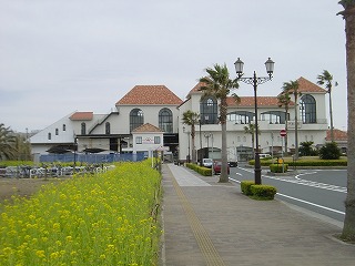 ＪＲ館山駅前の風景