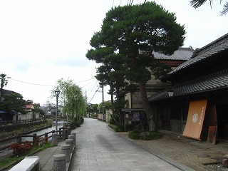 栃木・巴波川沿いの景観