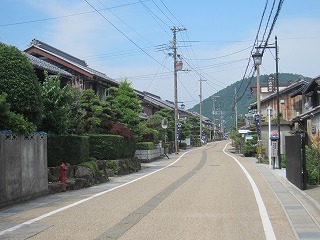 旧中山道・柏原宿の風景