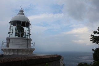 経ヶ岬灯台と日本海の見える風景