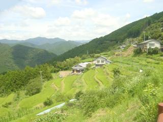 熊野古道中辺路・高原集落の風景