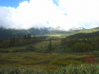 立山・弥陀ヶ原の秋の風景