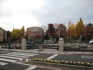 田園調布駅前の風景