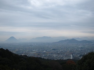 金刀比羅宮から眺めた讃岐平野の風景