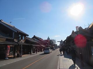 小江戸川越・蔵造りの町並みの風景