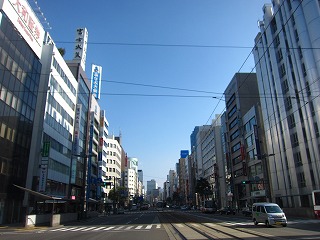 広島市中心部・紙屋町の風景