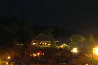 東大寺、お水取り（修二会）の風景